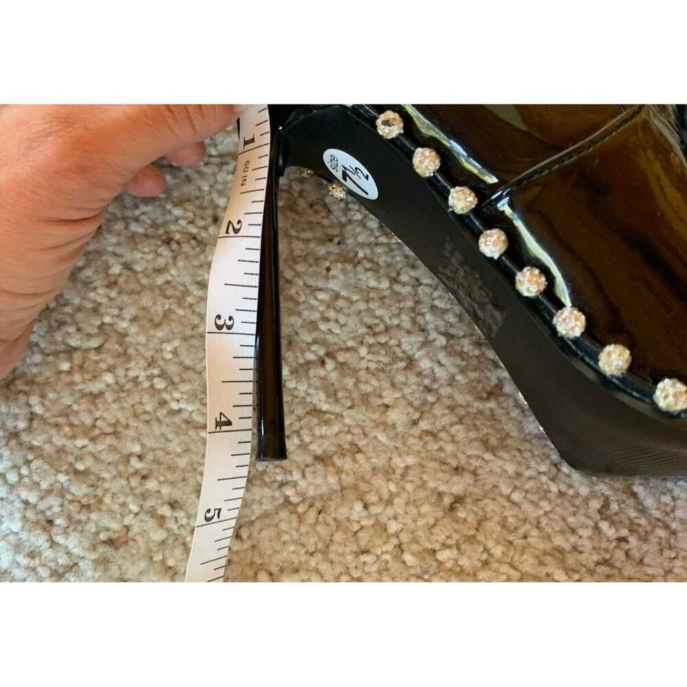 Steve Madden Black Patent Over-the-Knee Stiletto Boots
